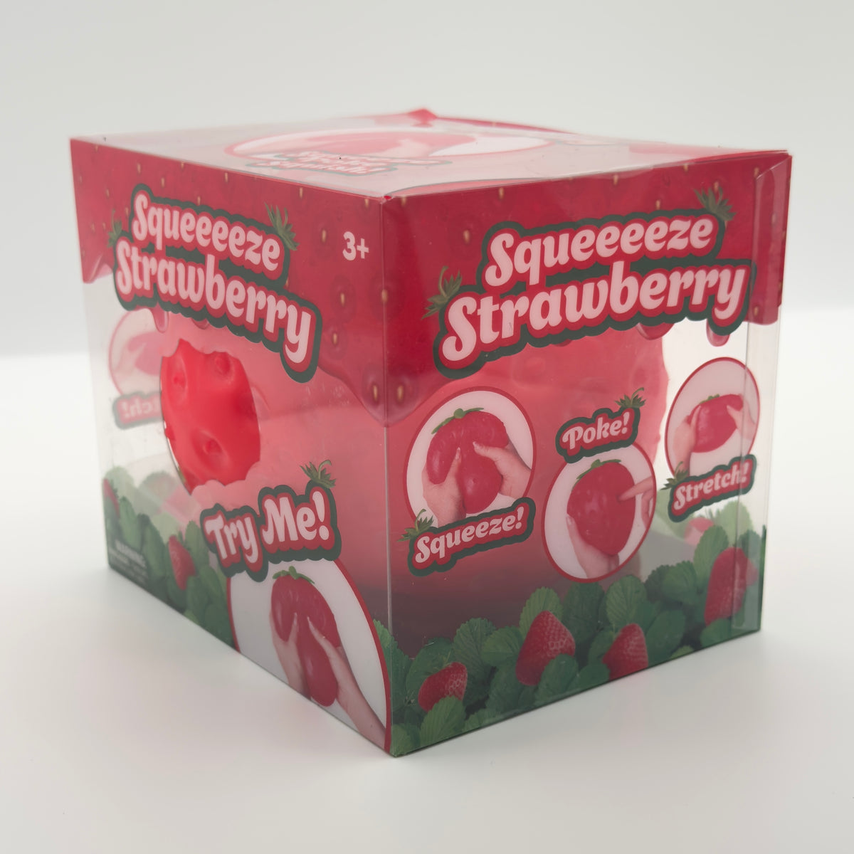 Squeeeze Strawberry Jumbo Squishy Fruit