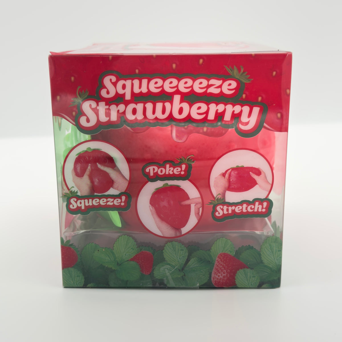 Squeeeze Strawberry Jumbo Squishy Fruit
