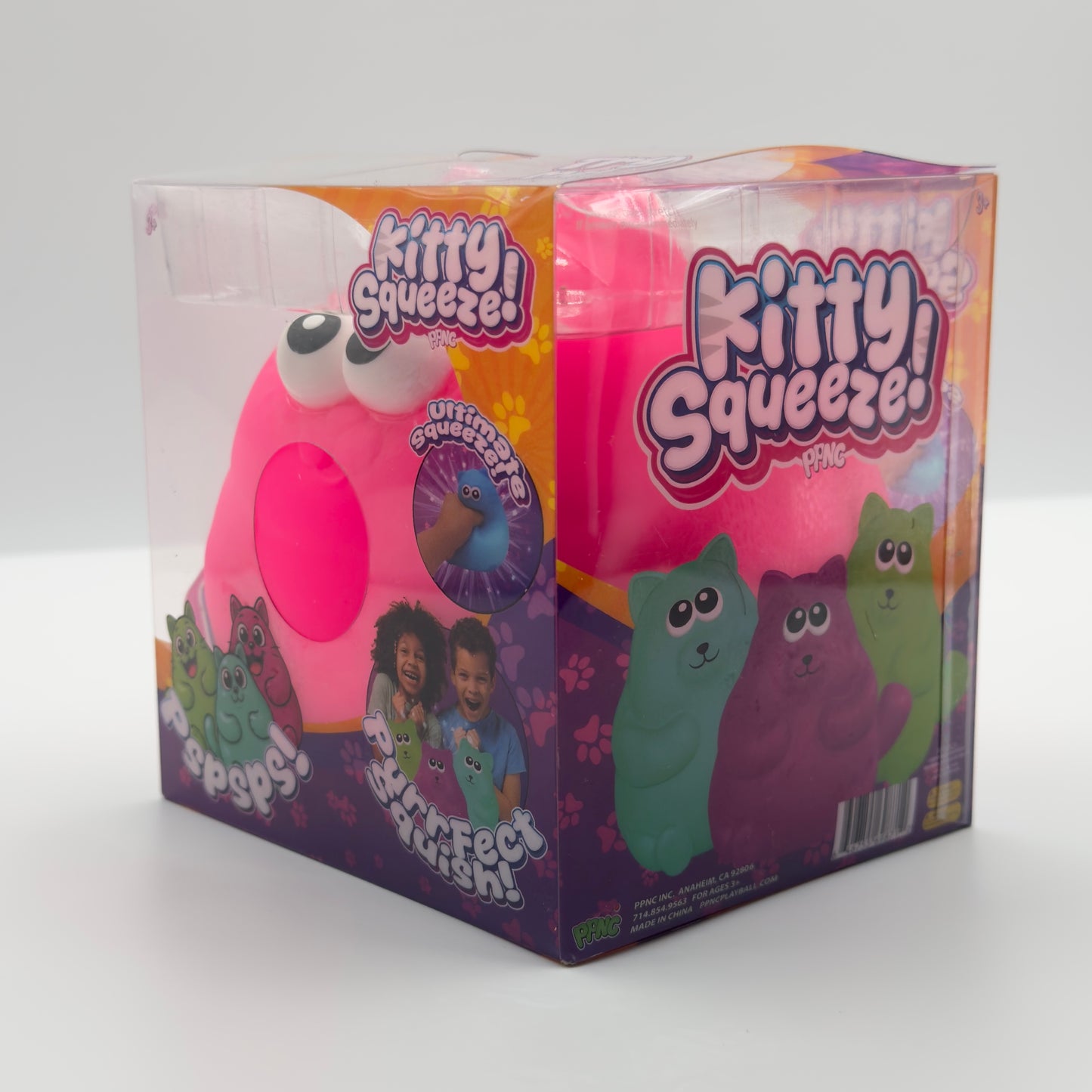 Kitty Squeeze Pink Jumbo Sized Kitty Cat Squishy
