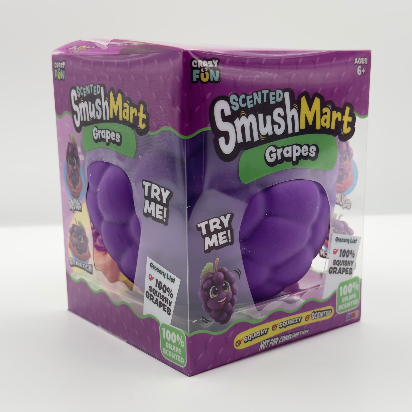 SmushMart Scented Grapes Jumbo Sized Fidget Squishy Toy