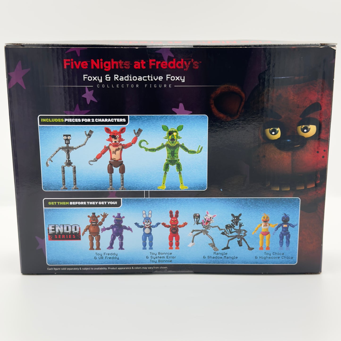 Five Nights at Freddy's Foxy and Radioactive Foxy Endo Series Collector Figure