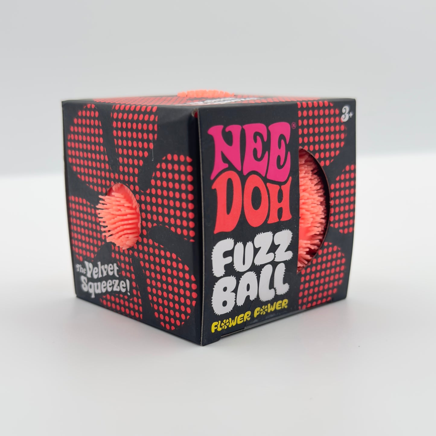 Needoh Fuzz Ball Flower Power Orange Version