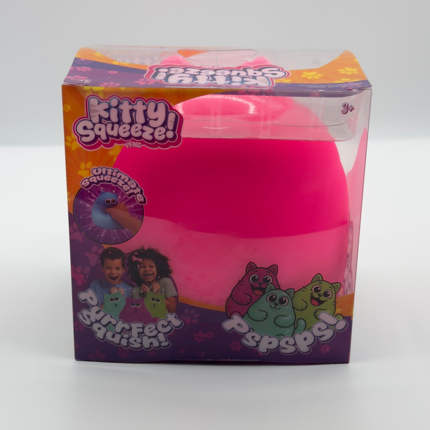 Kitty Squeeze Pink Jumbo Sized Kitty Cat Squishy