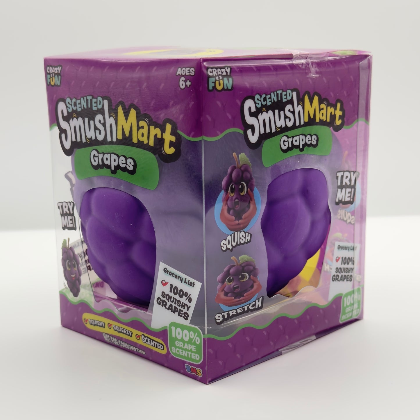 SmushMart Scented Grapes Jumbo Sized Fidget Squishy Toy