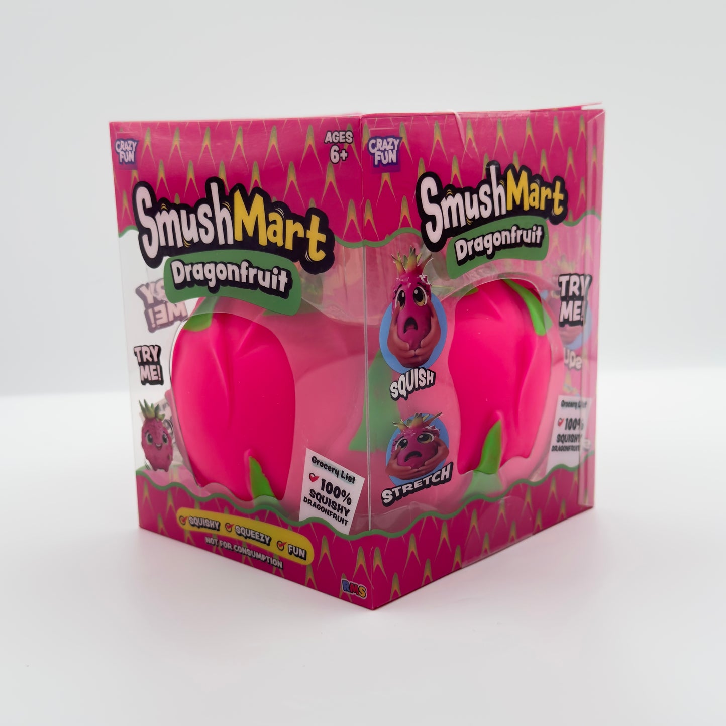 SmushMart Dragonfruit Jumbo Sized Pink Squishy Toy
