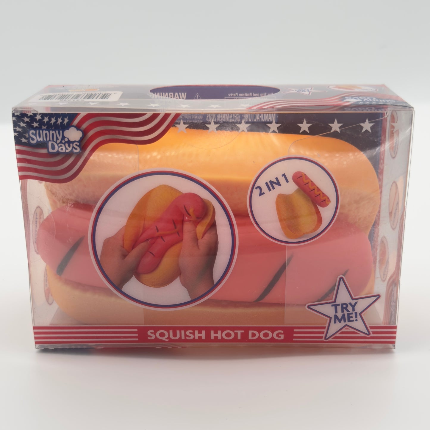 Sunny Days Squishy 2-in-1 Hot Dog