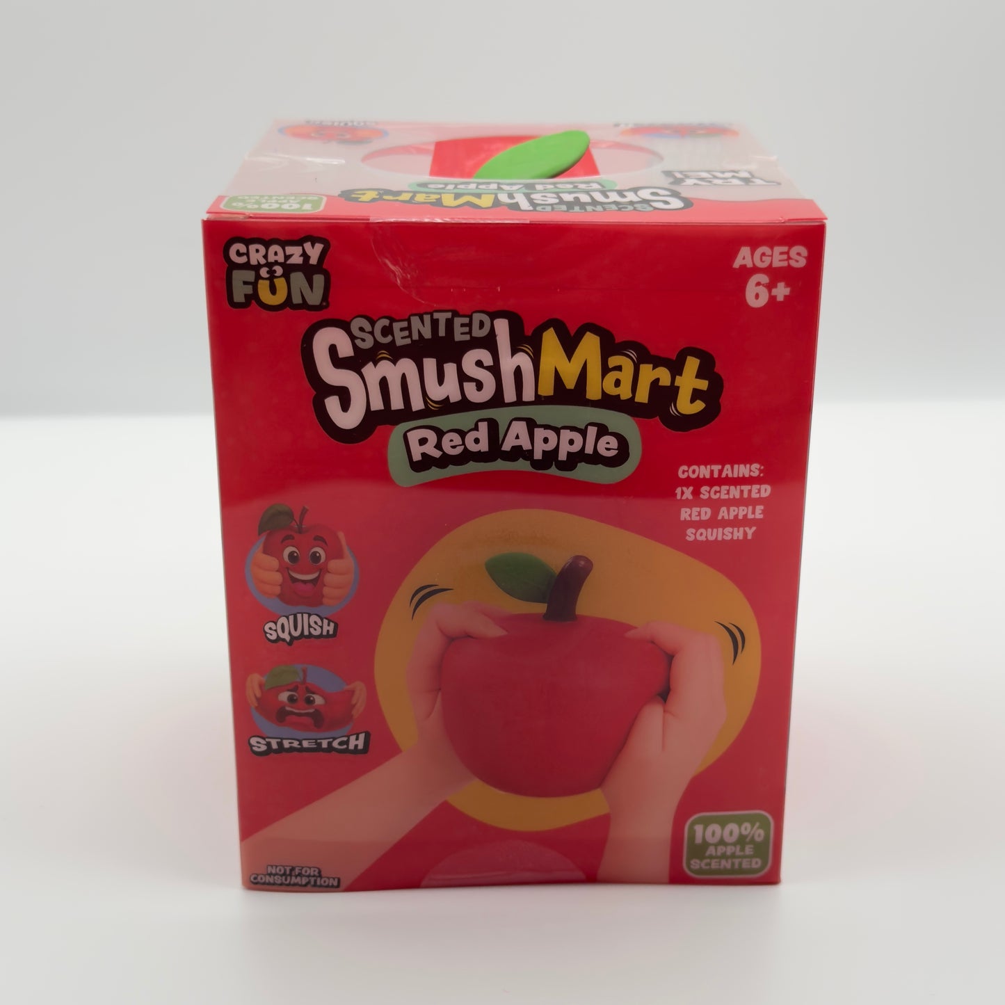 SmushMart Scented Red Apple Jumbo Sized Squishy Toy