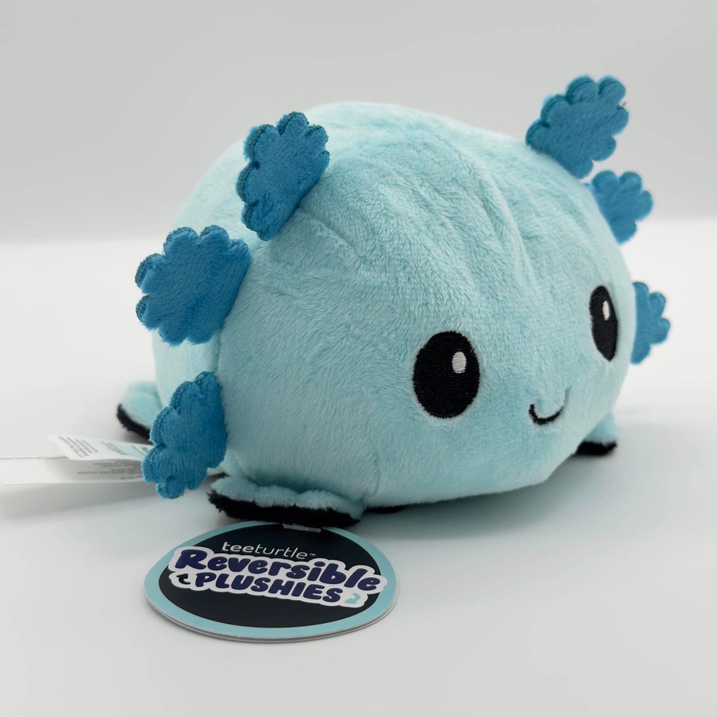 TeeTurtle Axolotl Reversible 2-Color Plushie