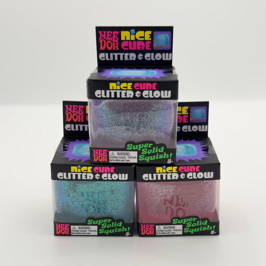 Needoh Glitter & Glow Nice Cubes
