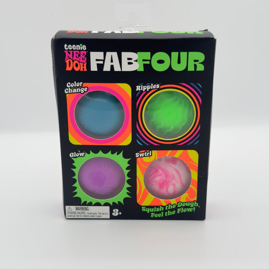 Needoh Fab Four 4-Pack Mini Squishies