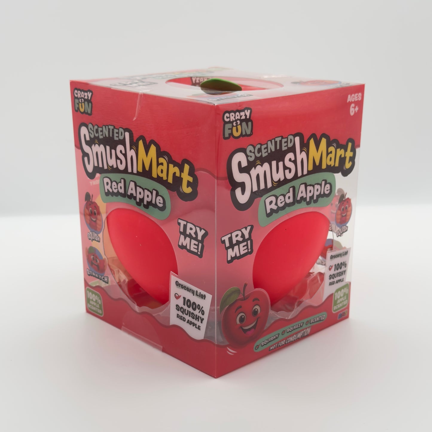 SmushMart Scented Red Apple Jumbo Sized Squishy Toy