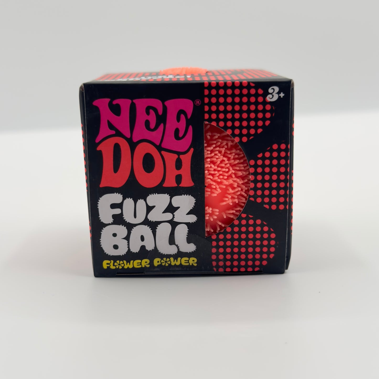 Needoh Fuzz Ball Flower Power Orange Version