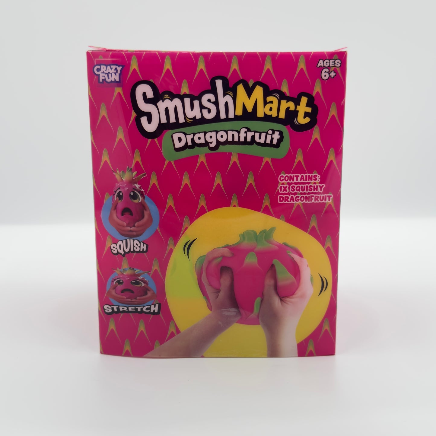SmushMart Dragonfruit Jumbo Sized Pink Squishy Toy