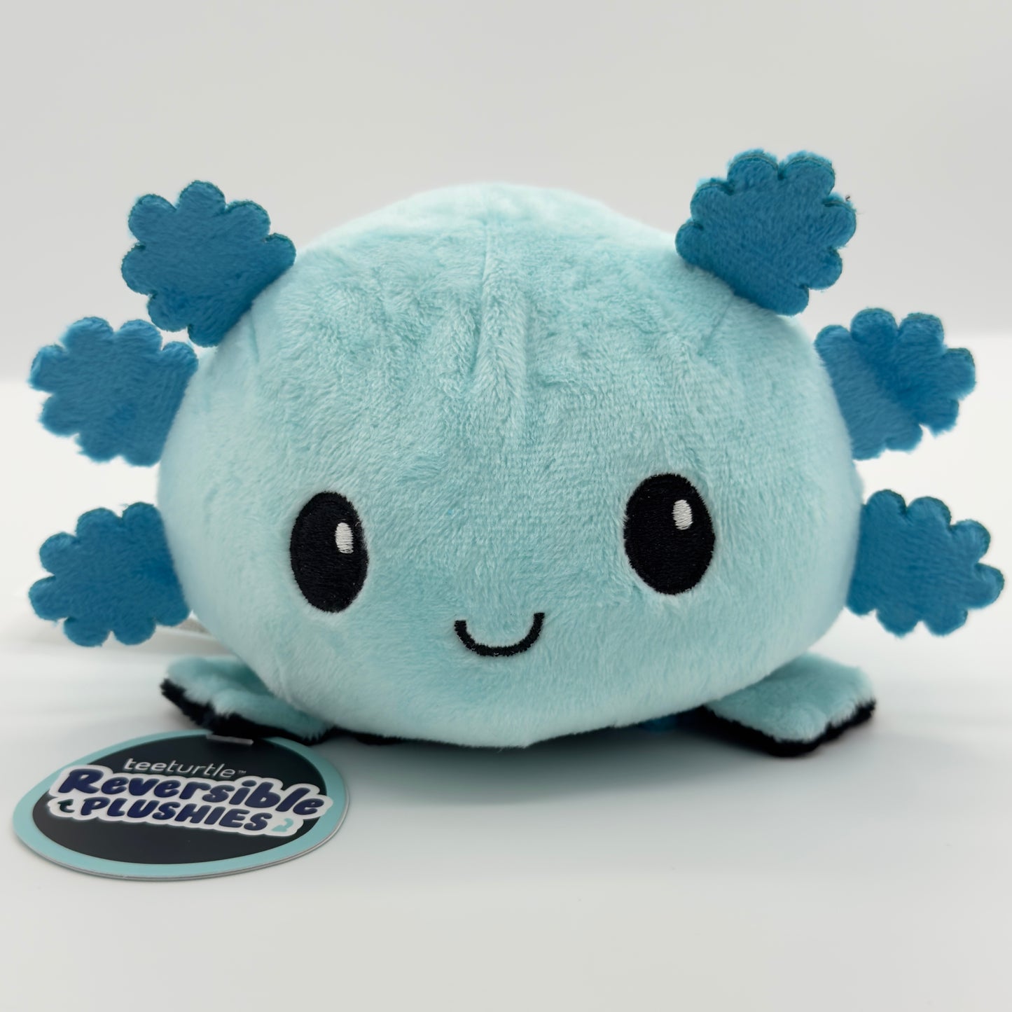 TeeTurtle Axolotl Reversible 2-Color Plushie