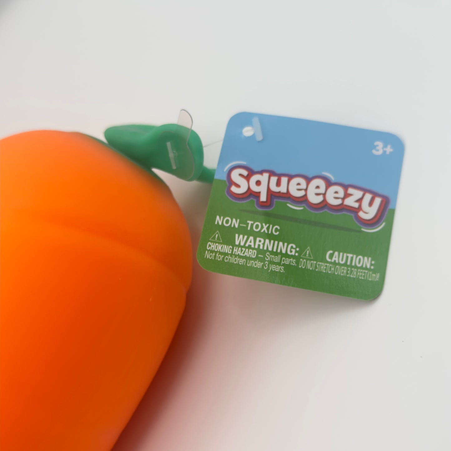 Squeeezy Long Carrot Fidget Squishy Toy