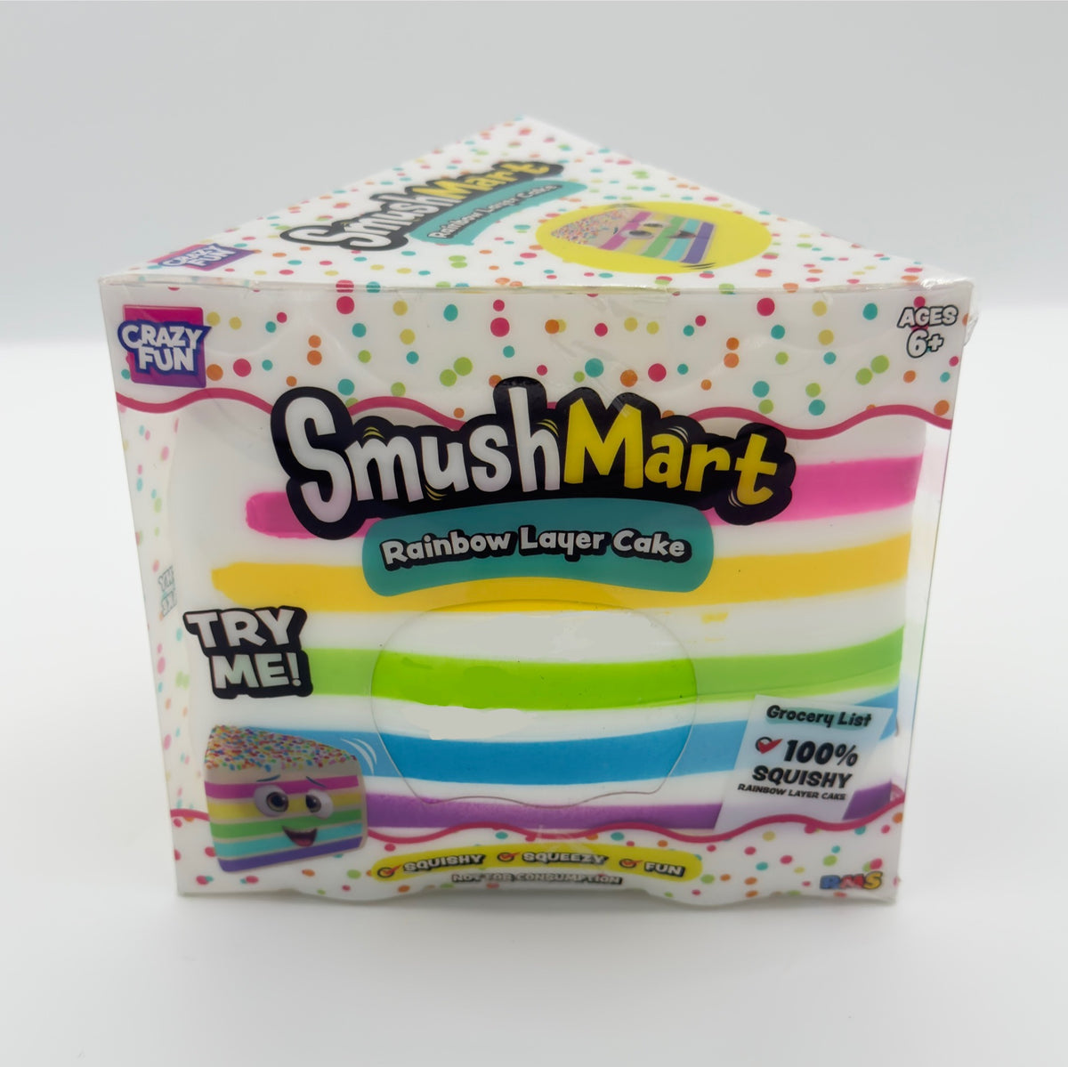 SmushMart Rainbow Layer Cake Squishy