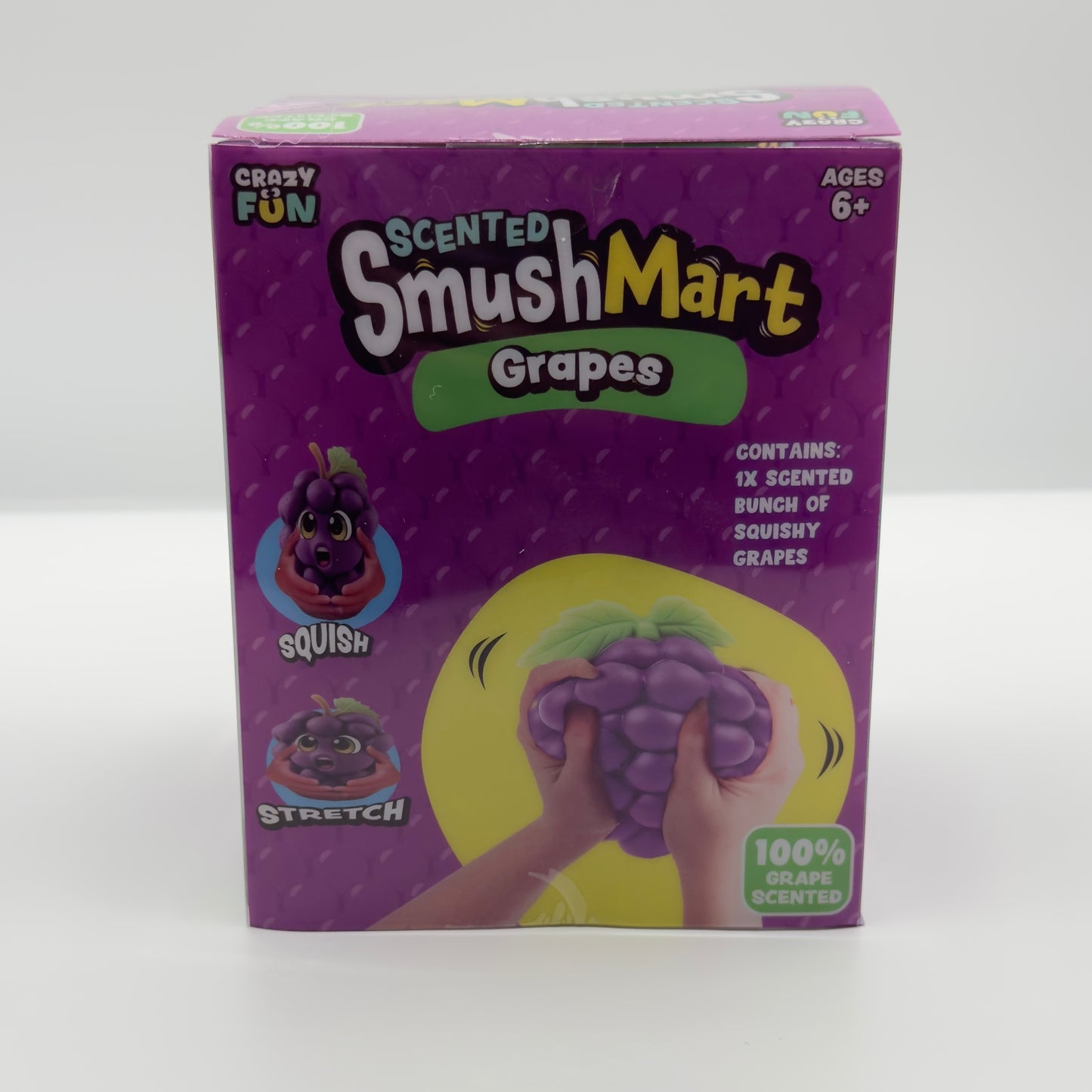 SmushMart Scented Grapes Jumbo Sized Fidget Squishy Toy